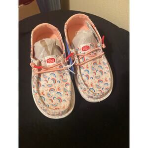 NEW IN BOX TODDLERS PINK HEY DUDES IN SIZE 9